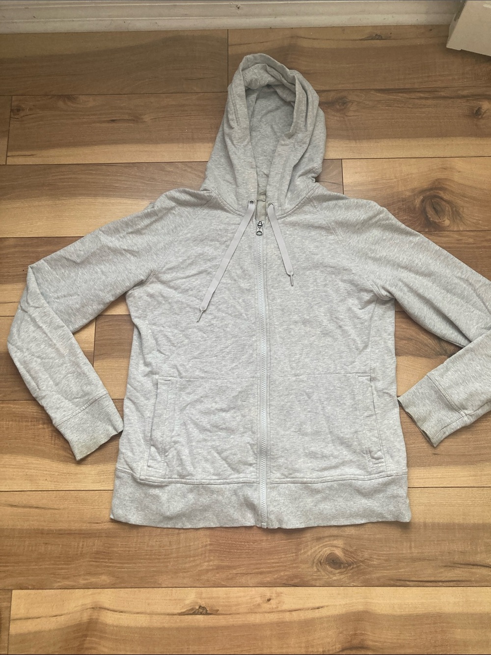 Lululemon Gray Front Pocket Hoodie